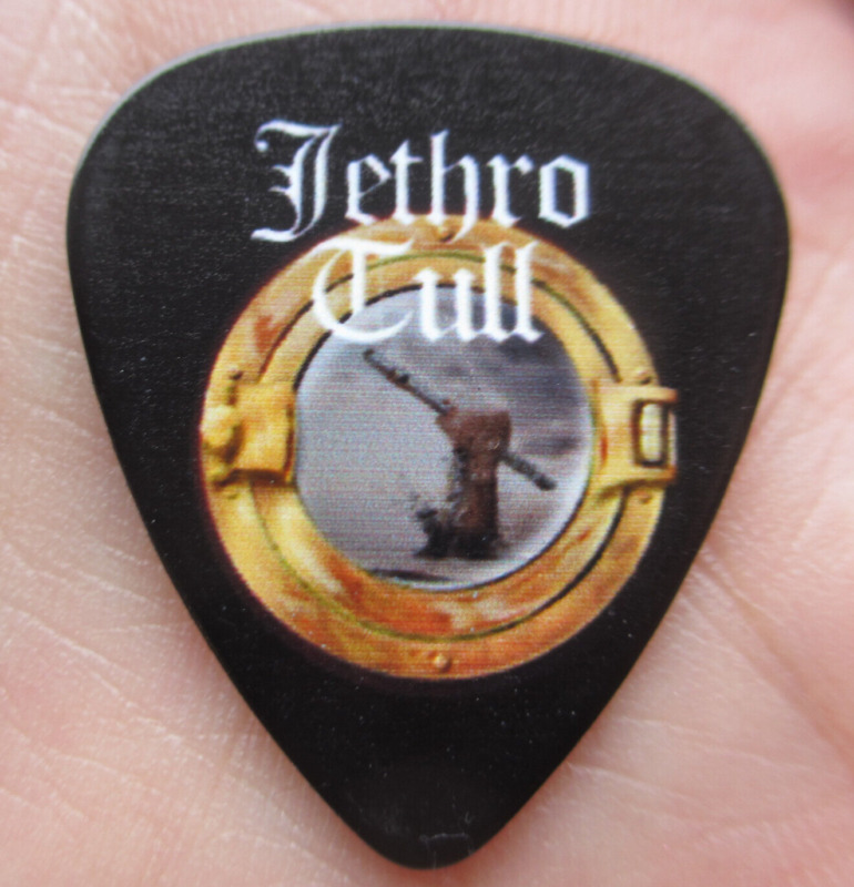 JETHRO TULL Collectors Guitar Pick, Rock Island - Porthole View of Flute - Nice!