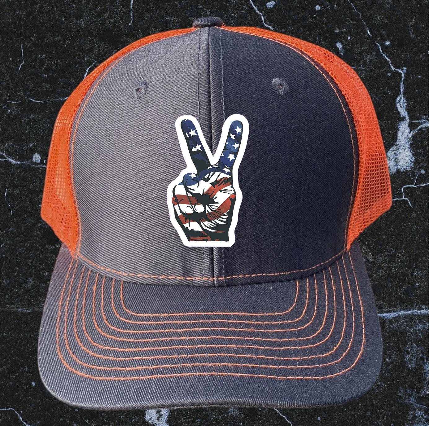 American Flag Sticker Peace Sign Waterproof - Buy Any 4 For $1.75 Each Storewide