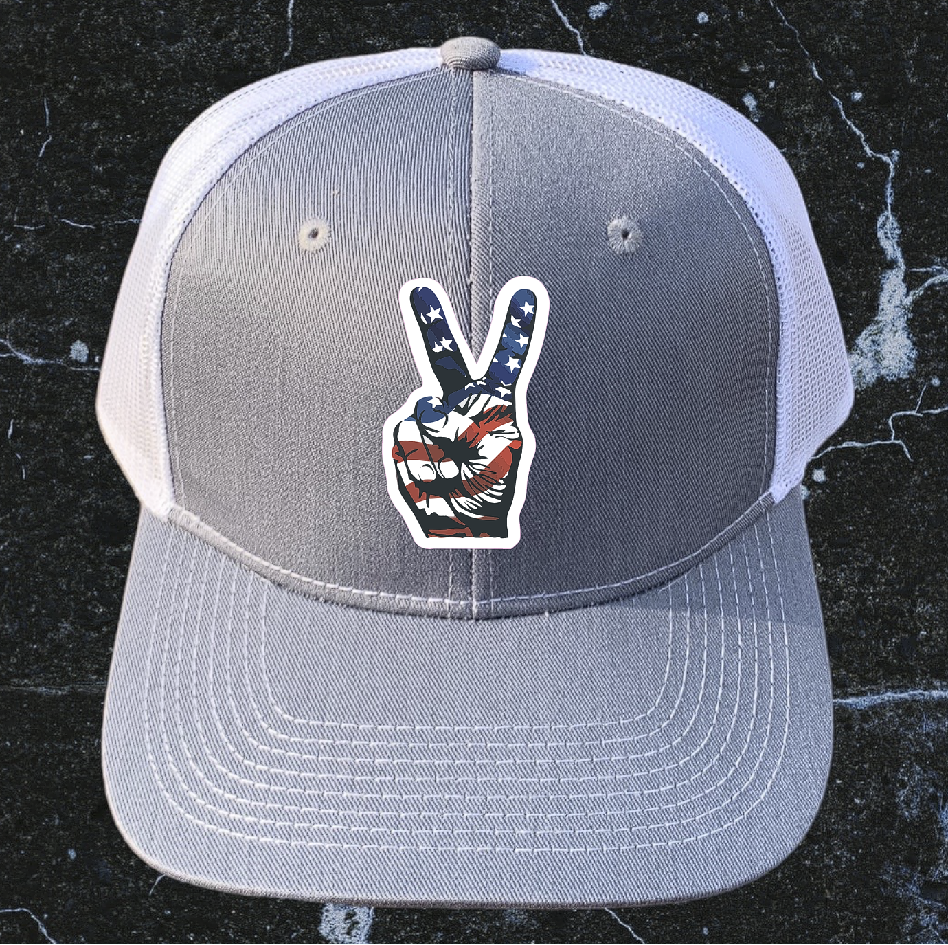 American Flag Sticker Peace Sign Waterproof - Buy Any 4 For $1.75 Each Storewide
