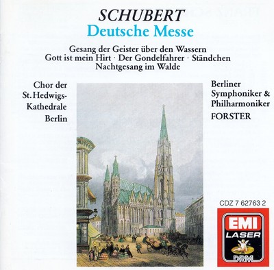 SCHUBERT : DEUTSCHE MESSE - CHORWERKE, FORSTER / CD - TOP-ZUSTAND