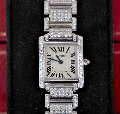 Cartier tank 2025 francaise white gold