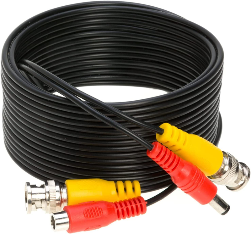 30 Ft BNC Video Power Cable Wire For Security Camera CCTV DV