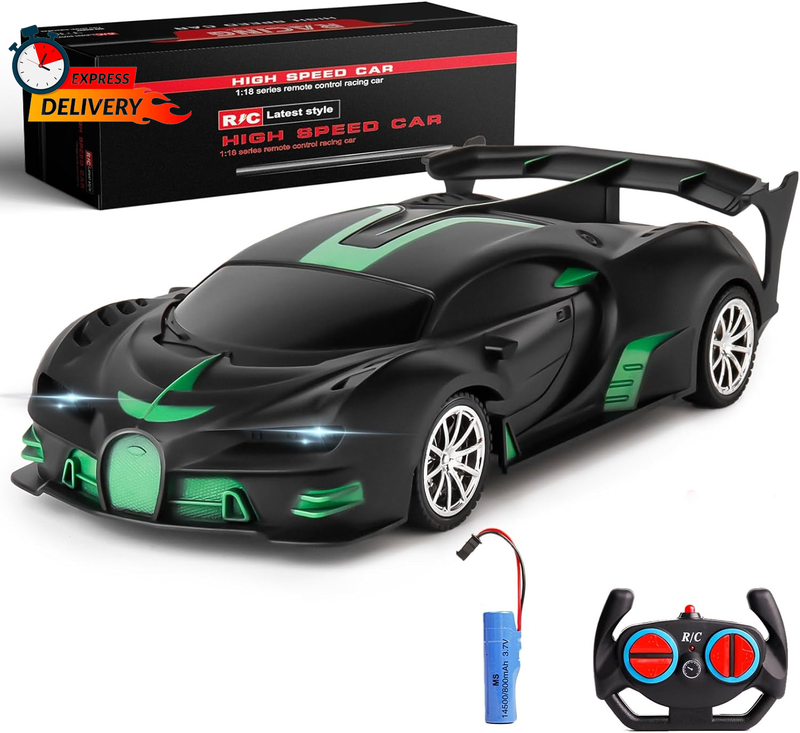 Remote Control Car 1/18 Rechargeable High Speed RC Cars Toys for Boys Girls