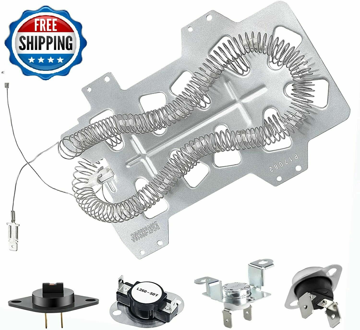 Dryer Heating Element for Samsung DV48H7400EW/A20000, DV448AEW/XAA