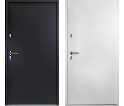 Aluminium KELLERTÜR weiß / anthrazitgrau | Haustür Nebeneingangstür Wohnungstür
