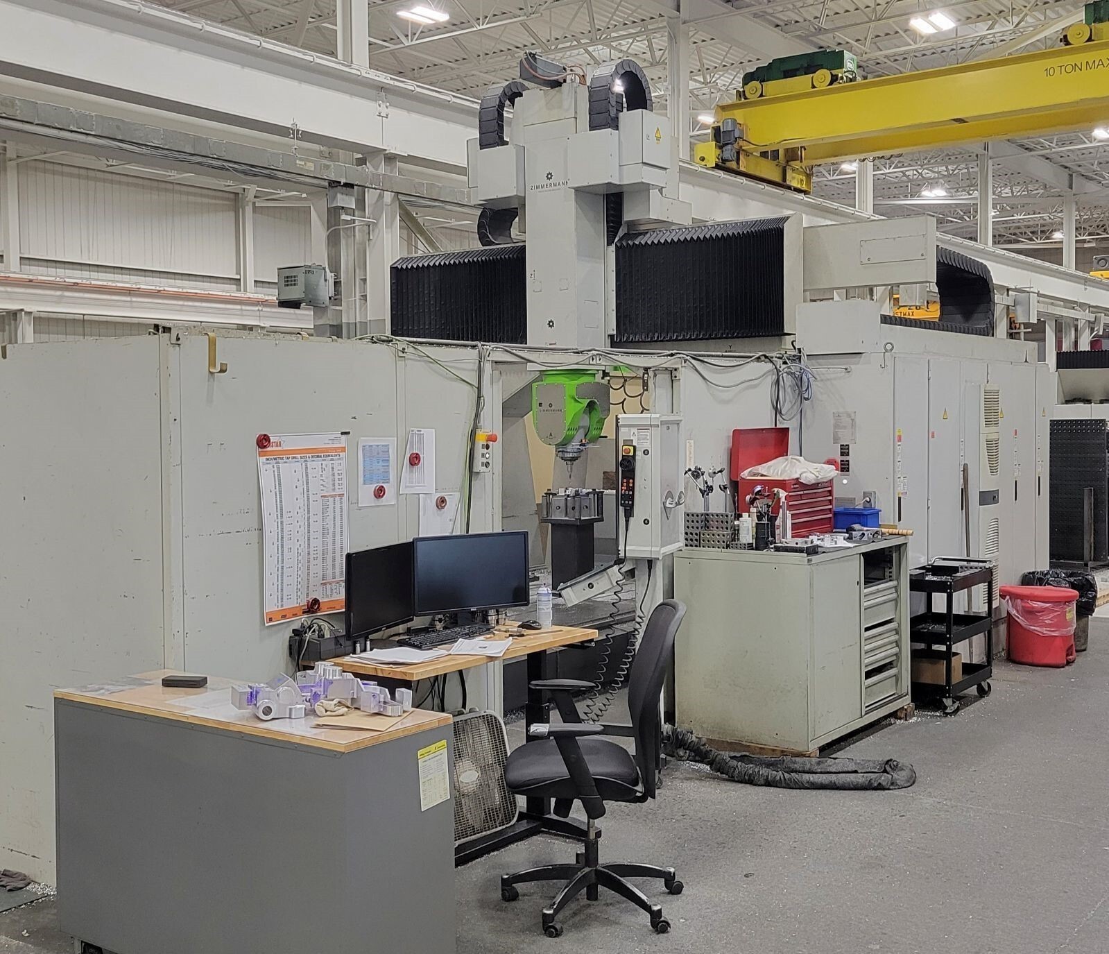 Zimmermann FZ30 5-Axis Bridge Type Vertical Machining Center