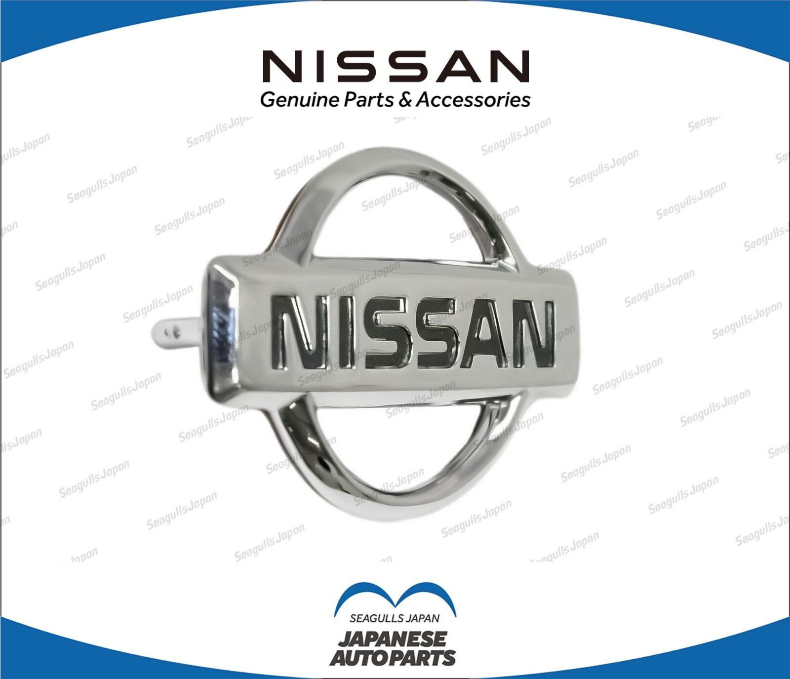 NISSAN 240SX 180SX RPS13 GENUINE Front Emblem Badge OEM JDM
