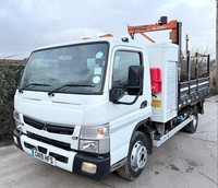 2019 MITSUBISHI CANTER 7C15 TARMAC TIPPER CHUTES MANUAL GEARS EURO6 37,000 MILES