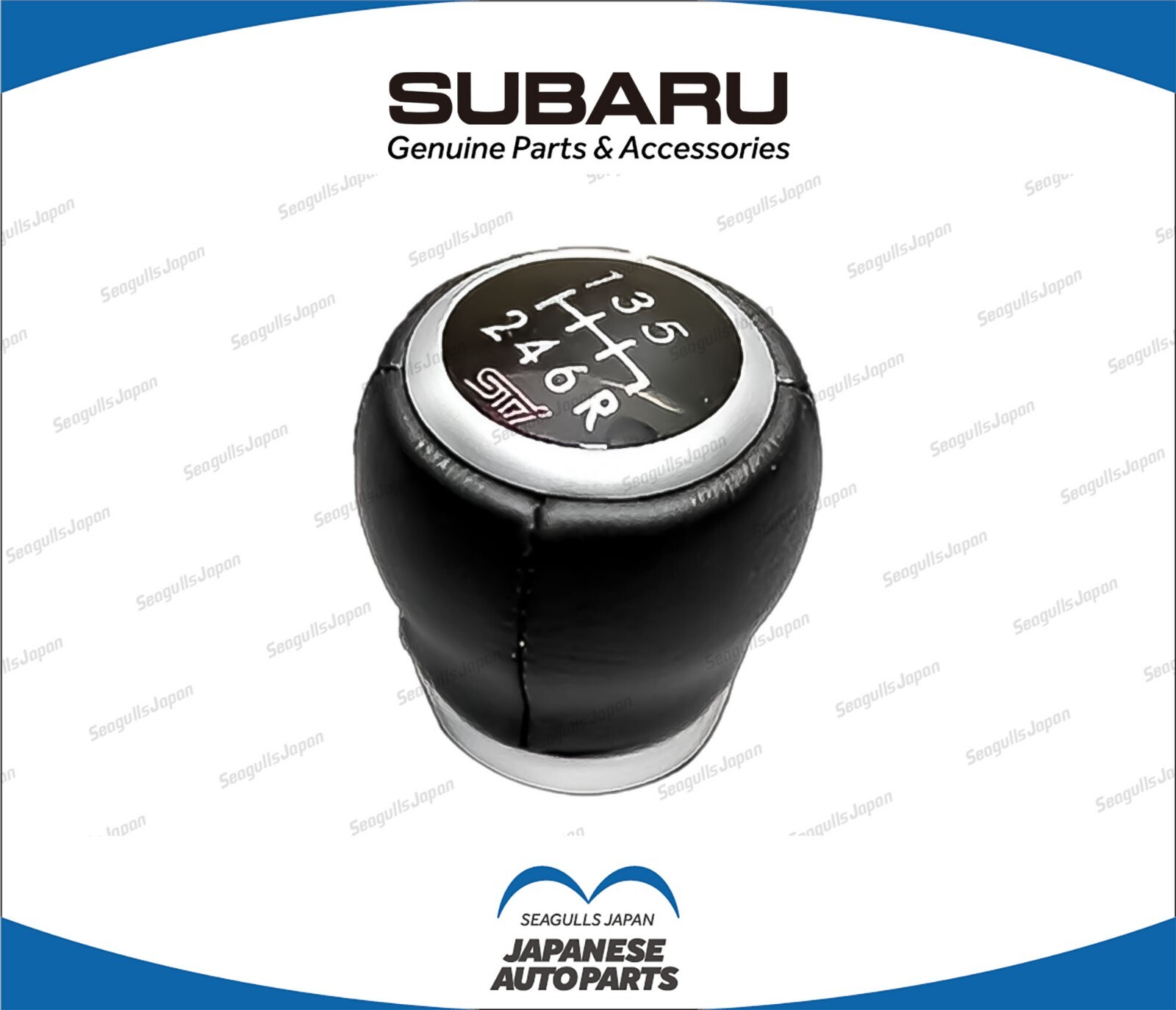 Genuine Subaru Impreza WRX STI Leather Gear Shift Knob