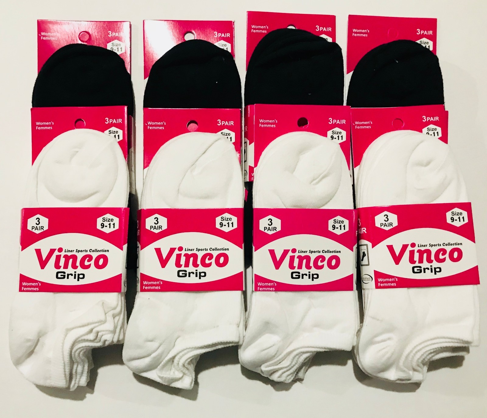 3-6-12 Pairs Men Women No Show Ankle Sport Socks Low Cut Socks Size 9-11 , 10-13