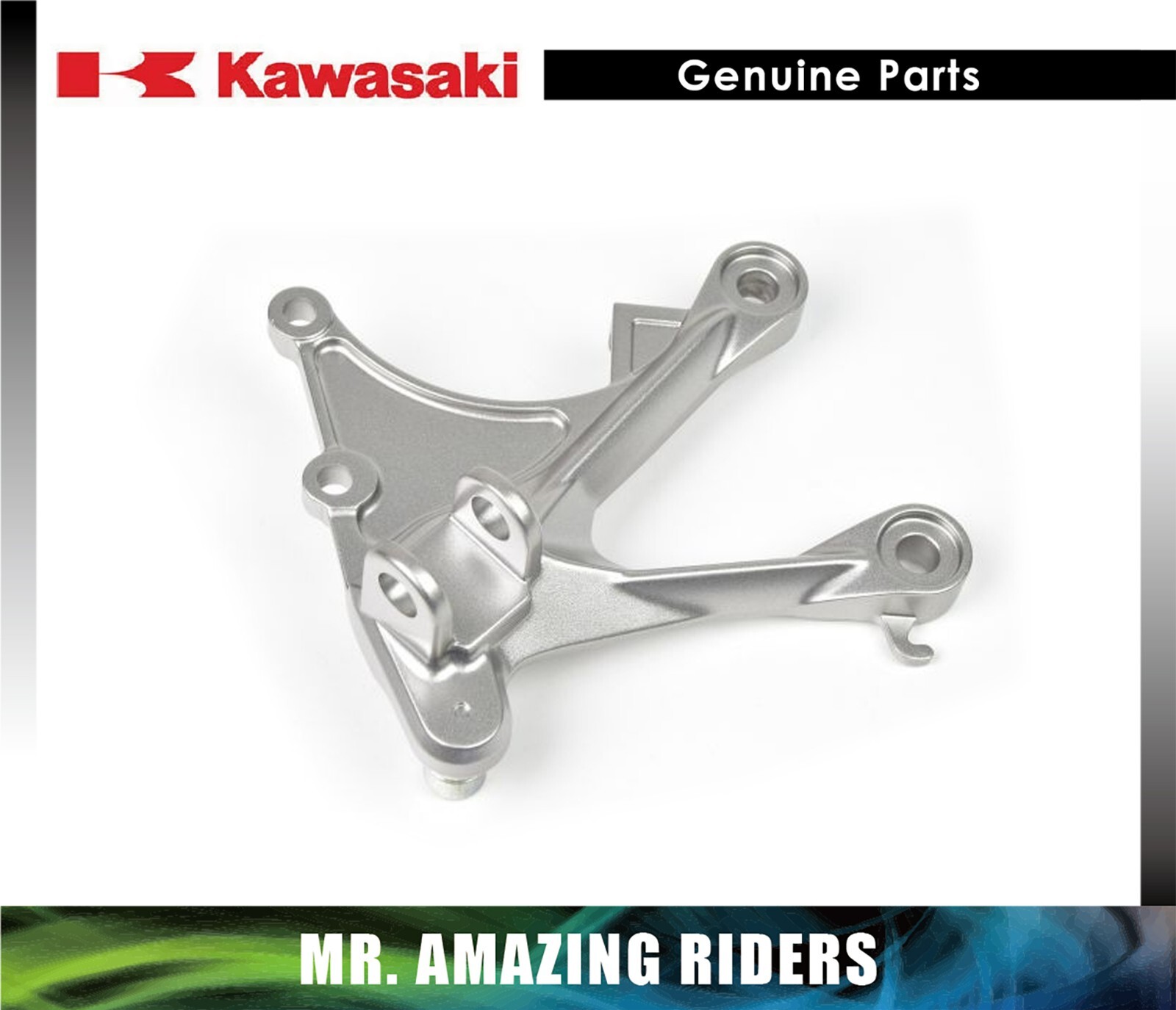 KAWASAKI OEM ZX6 ZX6R 636 NINJA RIGHT REAR SET BRAKE MOUNT KAWASAKI OEM ZX6 ZX6R 636 NINJA RIGHT REAR SET BRAKE MOUNT