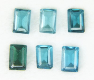 4-5 Ct Natural Paraiba Tourmaline Certified Emerald Cut Loose Gemstones 6x4x3mm