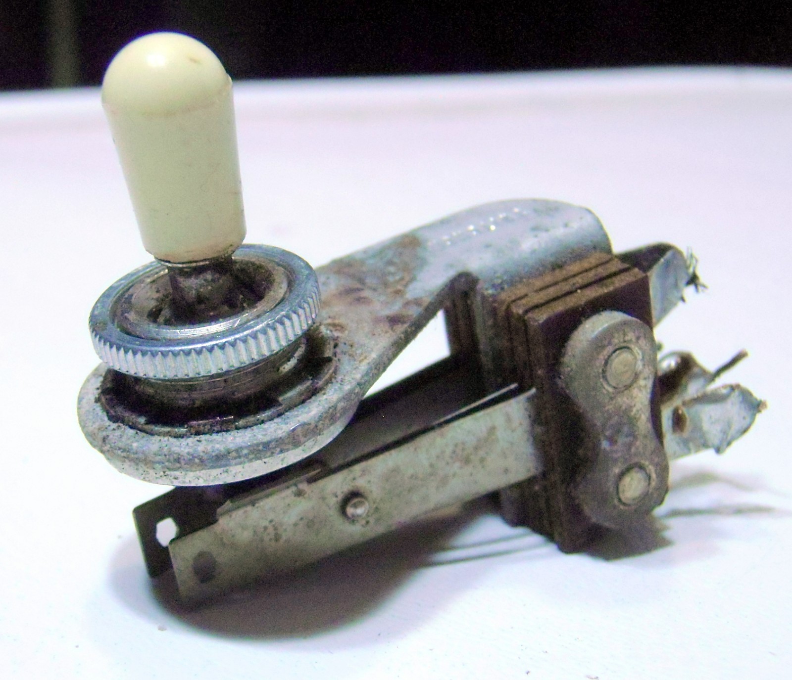 1968 Gibson Switchcraft 3Way Toggle Switch & White Tip For SG ES335