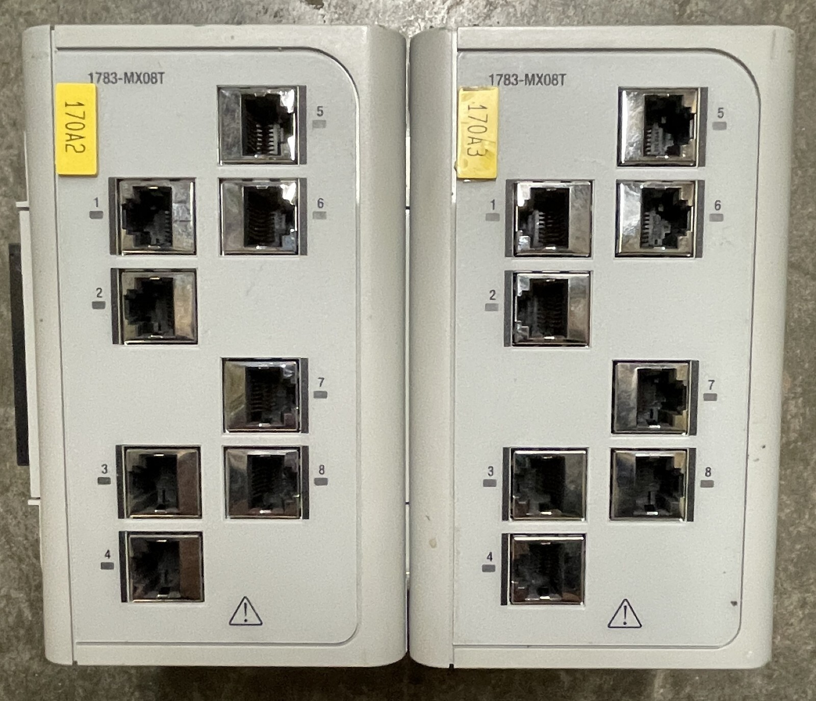 Lot of 2 Allen Bradley Ethernet Managed Switch Stratix 8000 Lot of 2 Allen Bradley Ethernet Managed Switch Stratix 8000