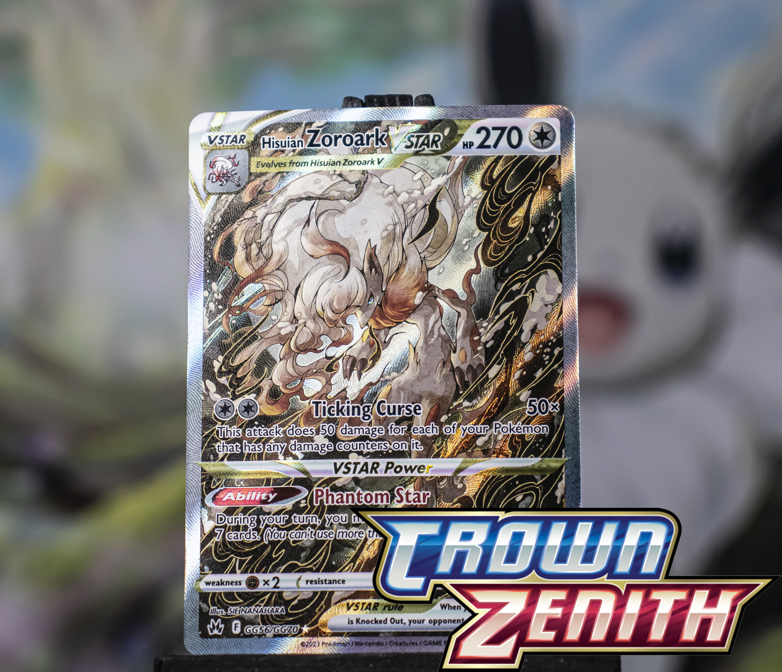 Pokémon TCG Hisuian Zoroark VSTAR Crown Zenith: Galarian Gallery