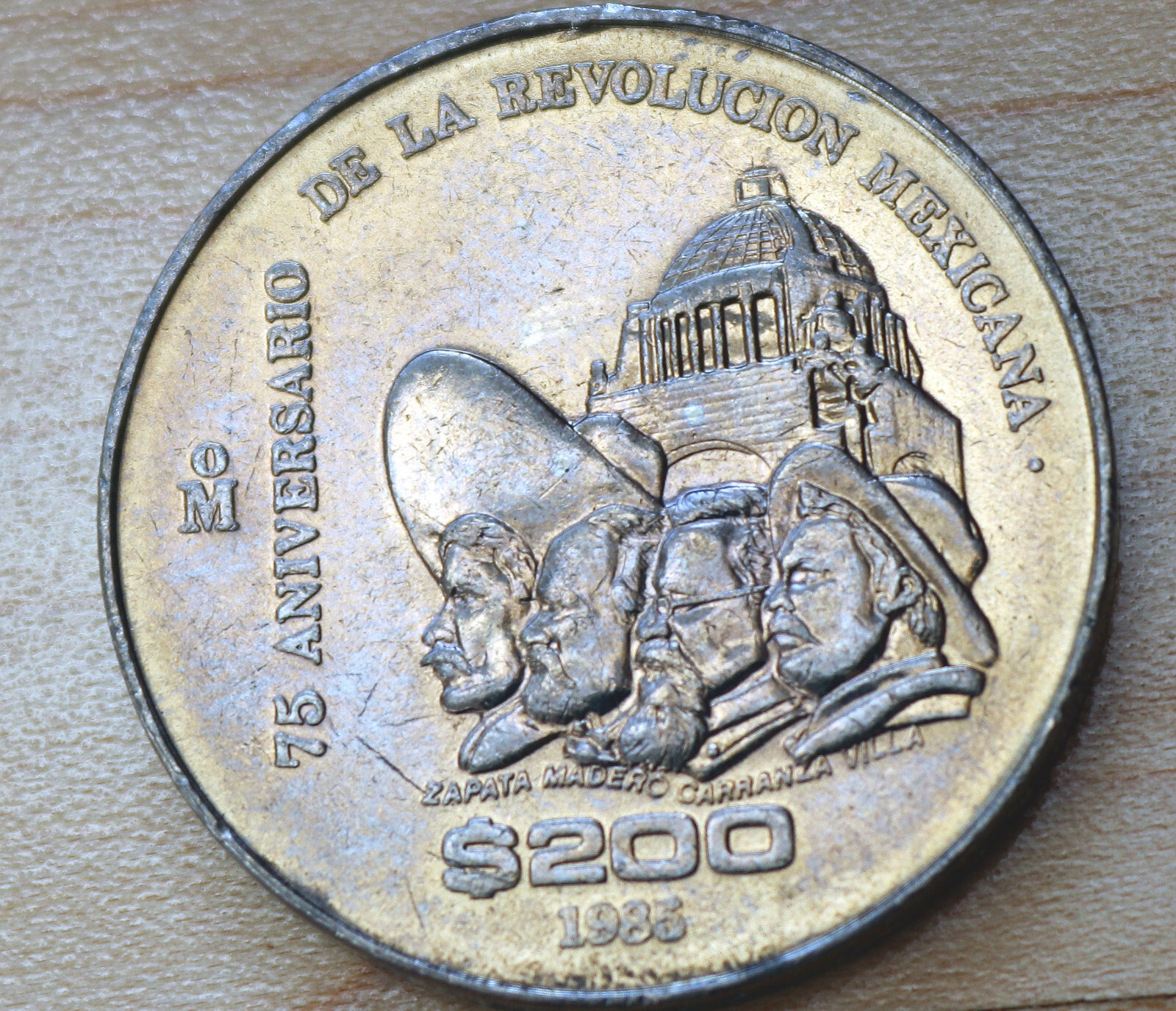 1985 Mexico 200 Pesos 75th Anniversary of 1910 Revolution Unc. | eBay