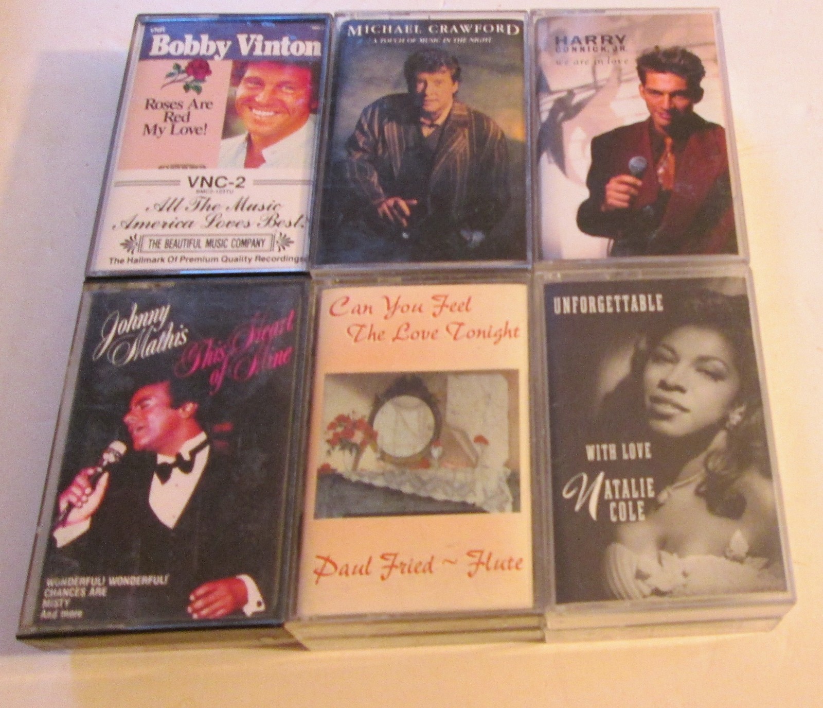 Lot of 50 80's & 90's Rock Pop Classic New Wave Music Cassette Tapes Vintage J