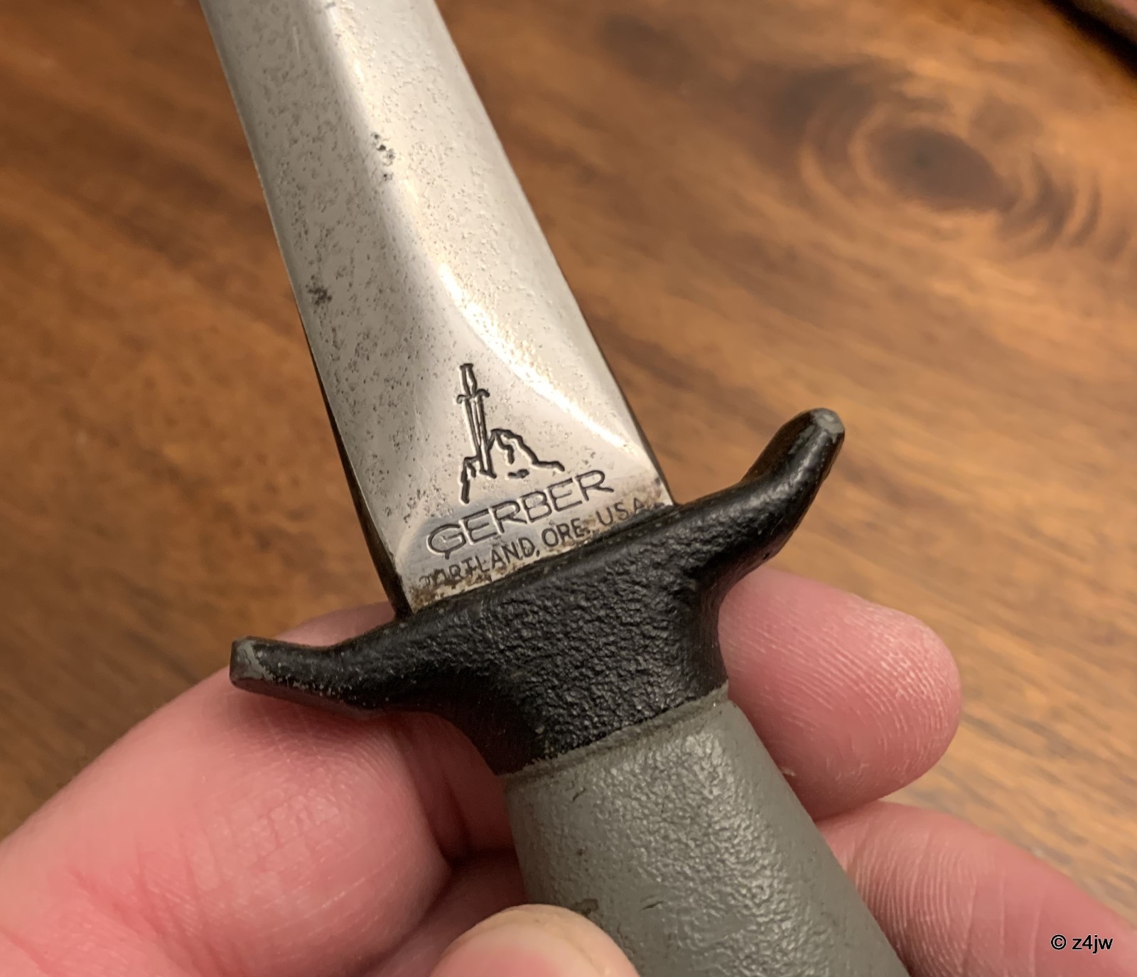 Vintage Gerber Mark II MK Combat Boot Knife w/Original Sheath Portland - Vietnam