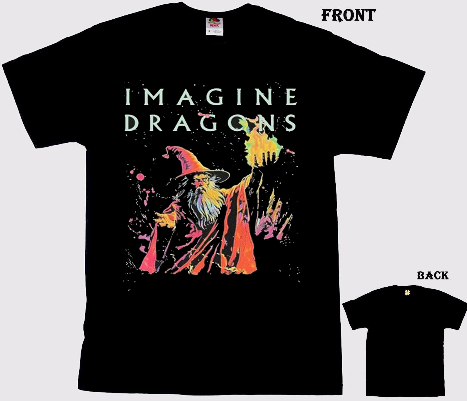 Imagine Dragons Wizard In Color Loom World Tour 2024 Shirts