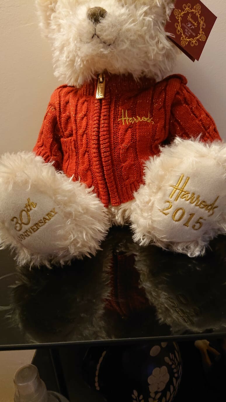 ぬいぐるみ Harrods 30th Anniversary Bear 2015 2016 Harrods 30th Anniversary Bear 2015 2016 - メルカリ