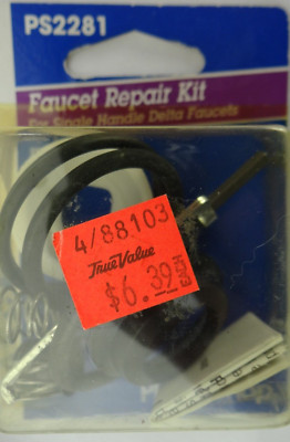 Single Handle Faucet Repair Kit for  Peerless Faucets, Plumb Shop PS2283, NOS