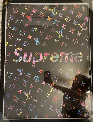 New Supreme x LV wall decor In frame by Oliver Gal 24x32 | eBay