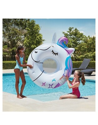 Unicorn Oversized Inflatable Pool Float 56'' Members Mark