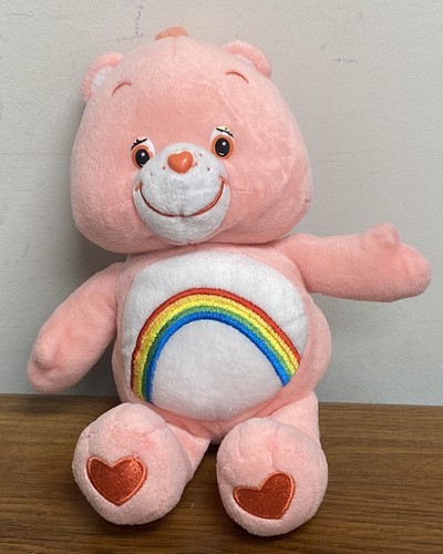 Cheer Bear Care Bear Plush Stuffed Animal 2002 8” Character Toy