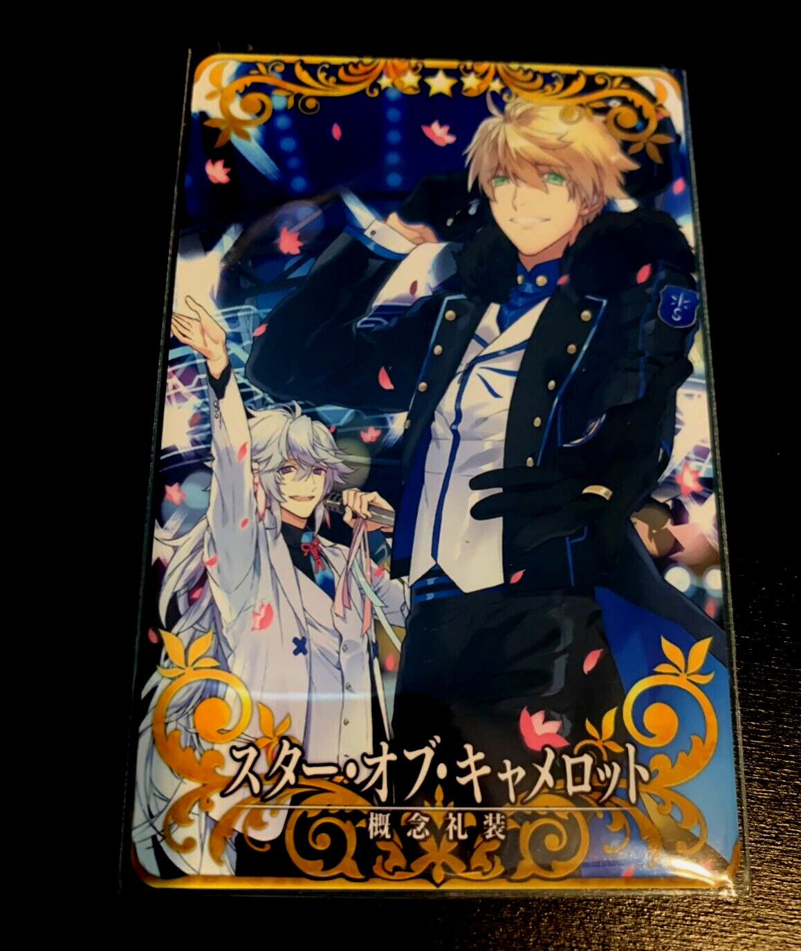 Arthur Pendragon & Merlin  Craft Essence  FGO Fate Grand Order Arcade Mint Card