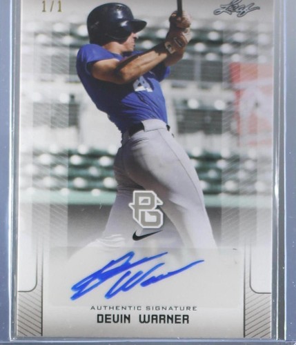 2017 Leaf Perfect Game National Showcase - Devin Warner #BA-DW1