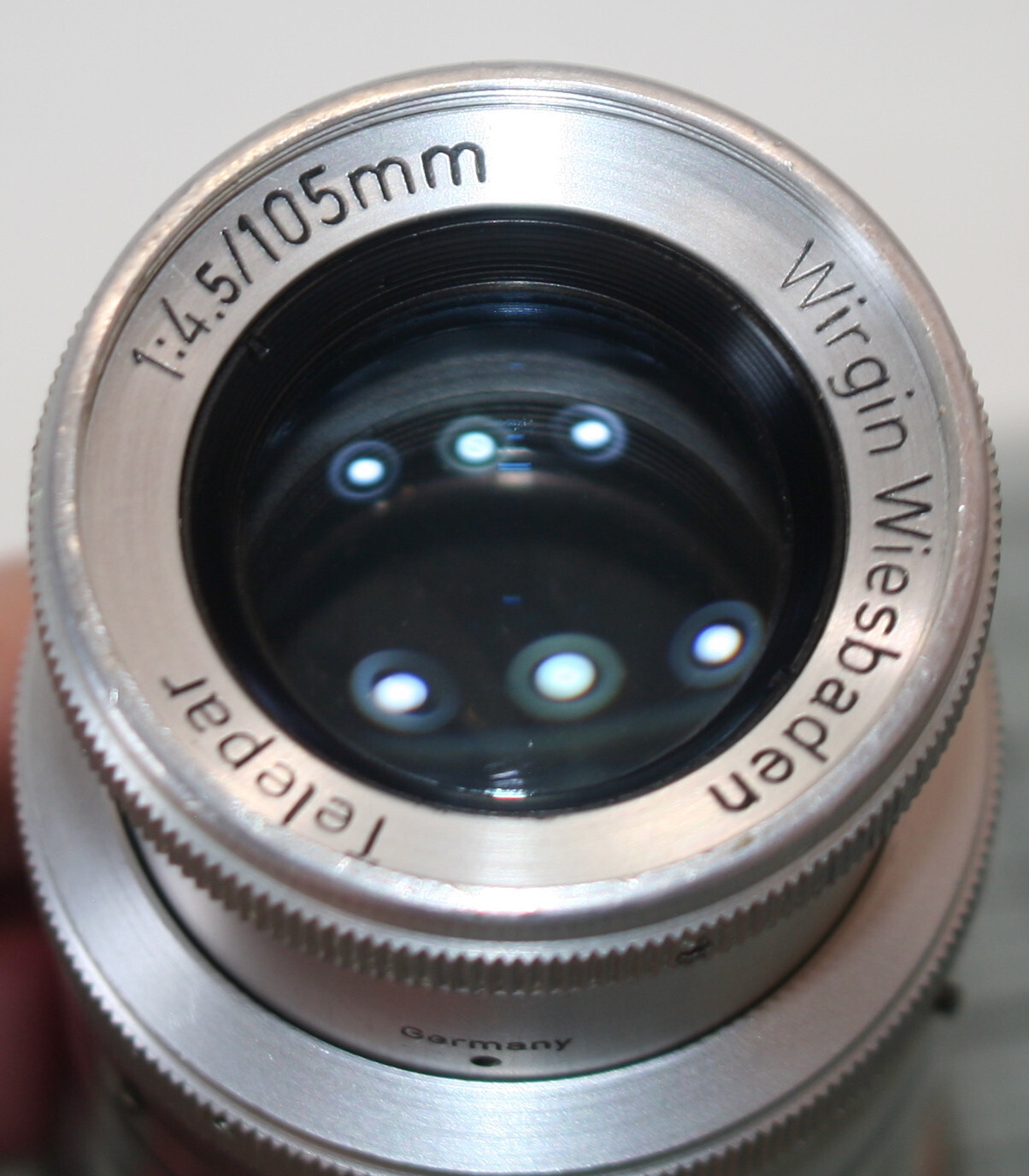 レンズ(単焦点) Wirgin Wiesbaden Telepar 105mm f4.5 WIRGIN WIESBADEN TELEPAR 105mm 1:4.5 Germany LENS * | eBay
