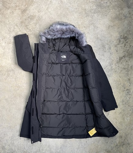 Pre-owned The North Face Women Arctic Parka Down Black Warm Winter Jacket With Tags