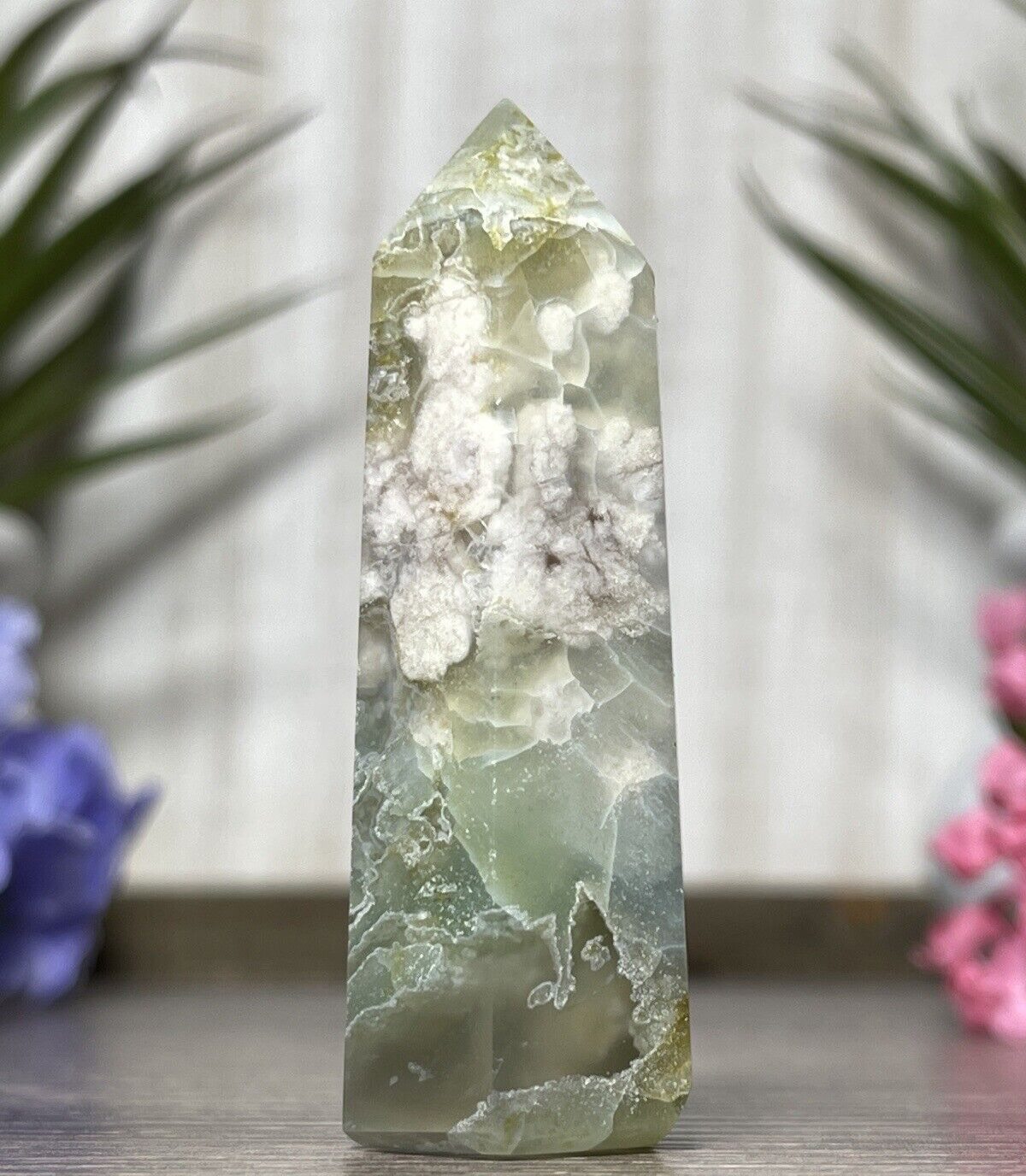 Green flower agate タワーセット  C Green flower agate タワーセット A