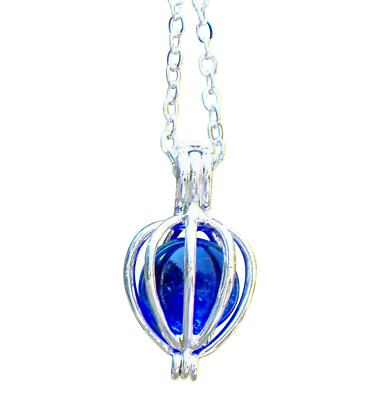 Recycled Noxzema Jar Drop Necklace
