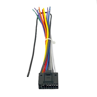 New Wire Harness Plug Replacement for JVC KD-S39 KDS39 Car Stereo Radio 16-pin