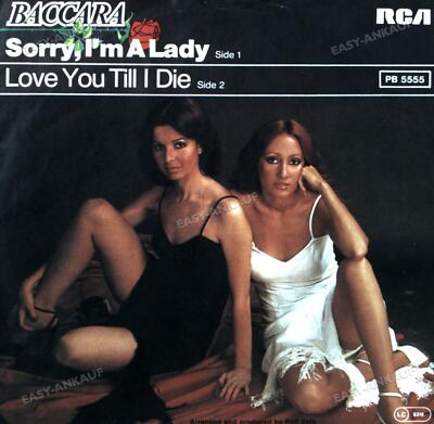 洋楽 Baccara Sorry, I'm A Lady RVP-9270 Baccara - Sorry, I'm A Lady / Love You Till I Die 7in 1977