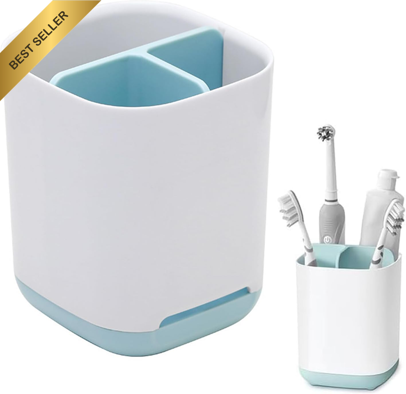 Toothbrush Holder for Bathroom Organizer Set, Toothbrush and Toothpaste Holder w