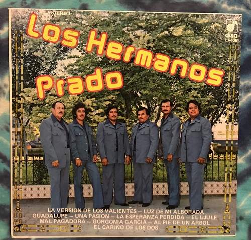 Los Hermanos Prado LP Self Titled S/T Disa Records LP-105 Latin NORTENO Ranchera