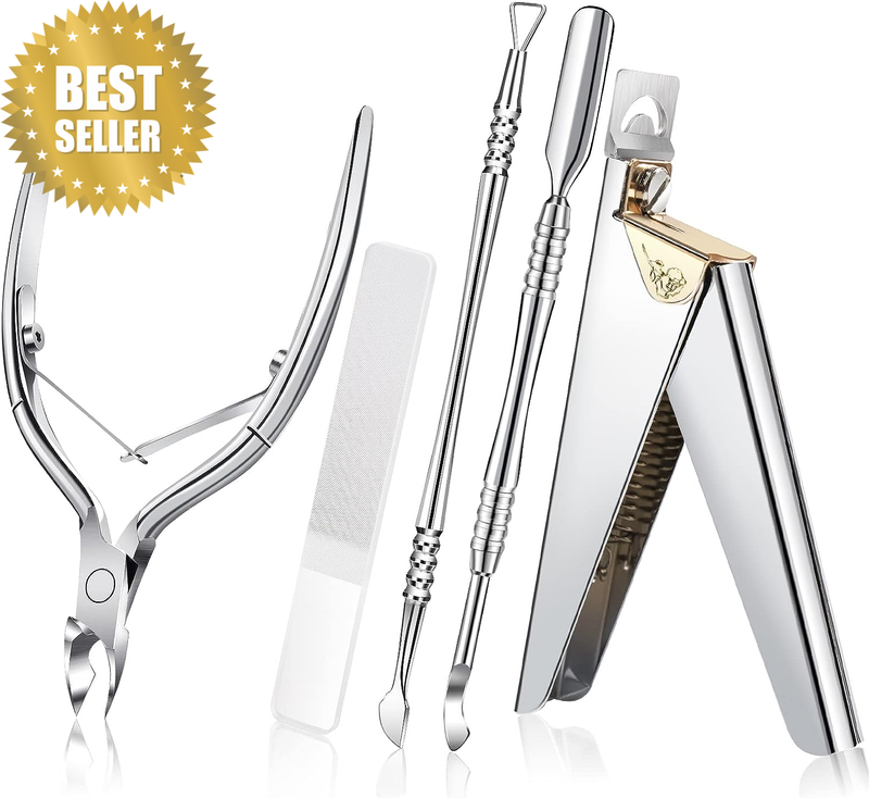 Acrylic Nail Clippers Kit, Stainless Steel Nail Clippers Cutters for Acrylic Nai