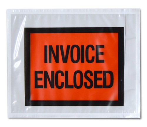 Packing List Envelopes Invoice Enclosed Slip Pouch Self Adhesive Shipping Labels