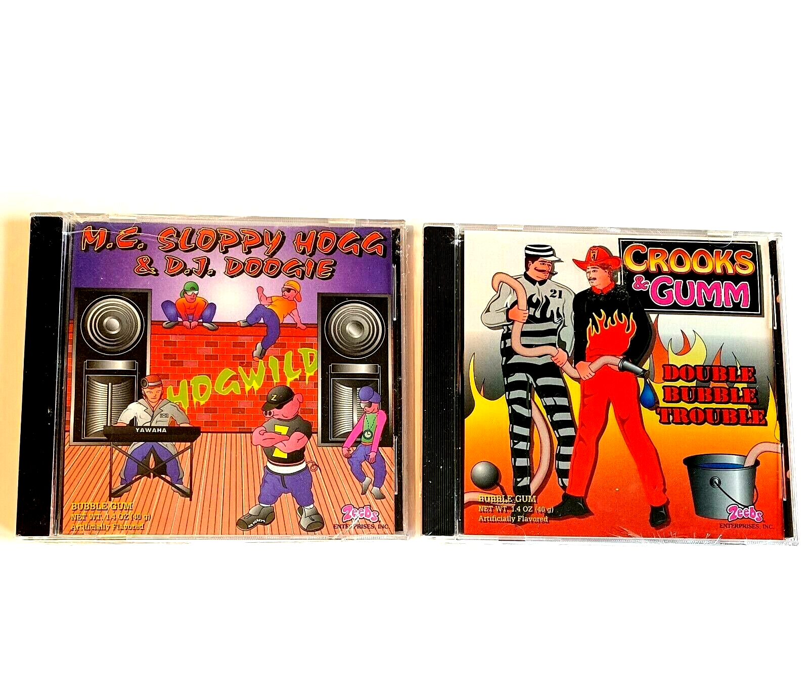 Zeebs CD's Original Bubble Gum Disc Hogwild - Crooks & Gumm