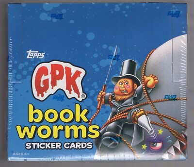 2022 Topps Garbage Pail Kids Book Worms sealed hobby box Auto Plate Sketch