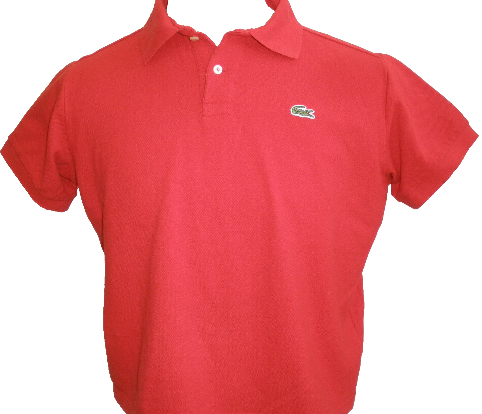 トップス FRENCH LACOSTE cotton knit polo shirt 6 Lacoste Men's Polo Size 6 L SS Knit 100%Cotton French Design