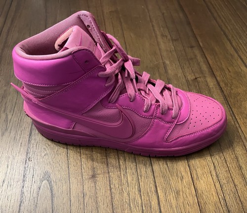 Size 11.5 - Nike AMBUSH x Dunk 'Cosmic Fuchsia' High Pink