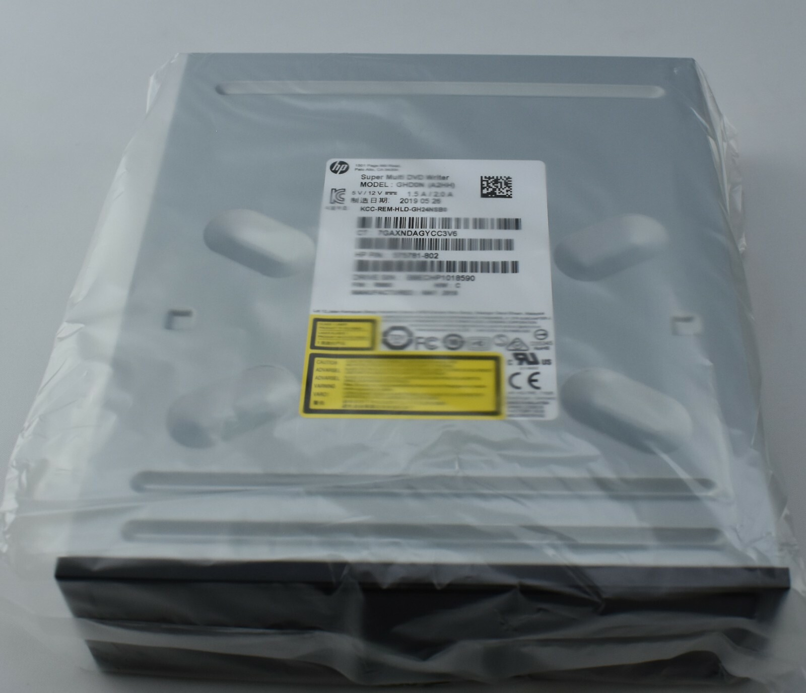 New OEM HP Super multi-speed DVDRW Optical Drive 5.25" Internal SATA Black