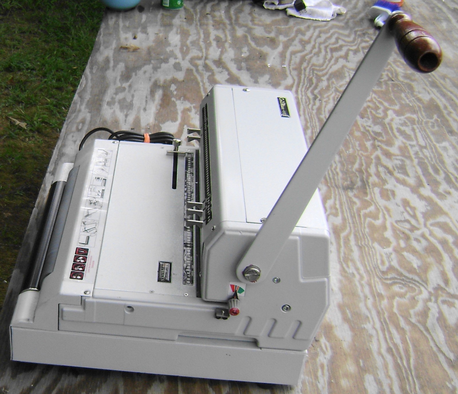 Akiles Coilmac ECI 41 Coil Binding Machine & Punch with Electric Inserter (Used)