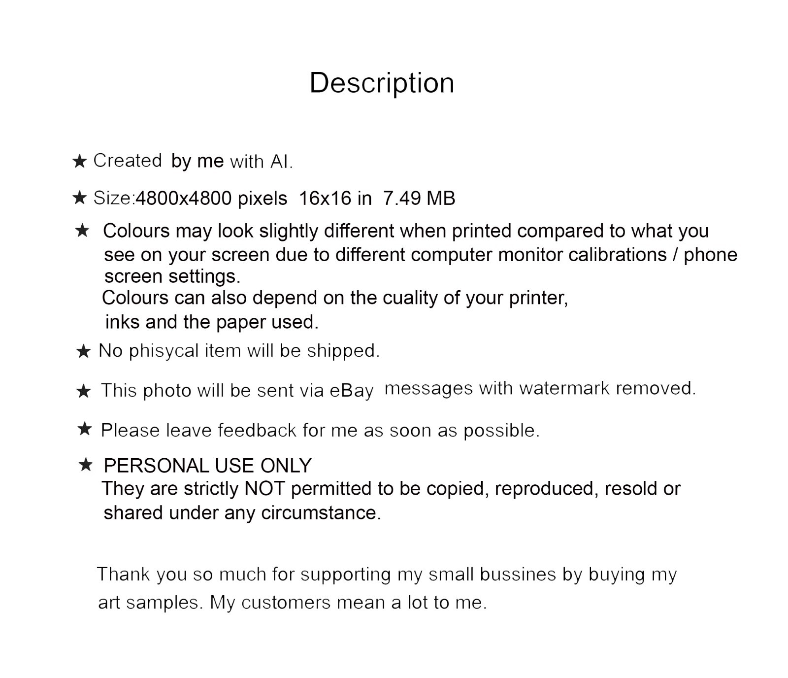 Digital Image Picture Photo Wallpaper Wall Art Room Art AI Art Sample Product