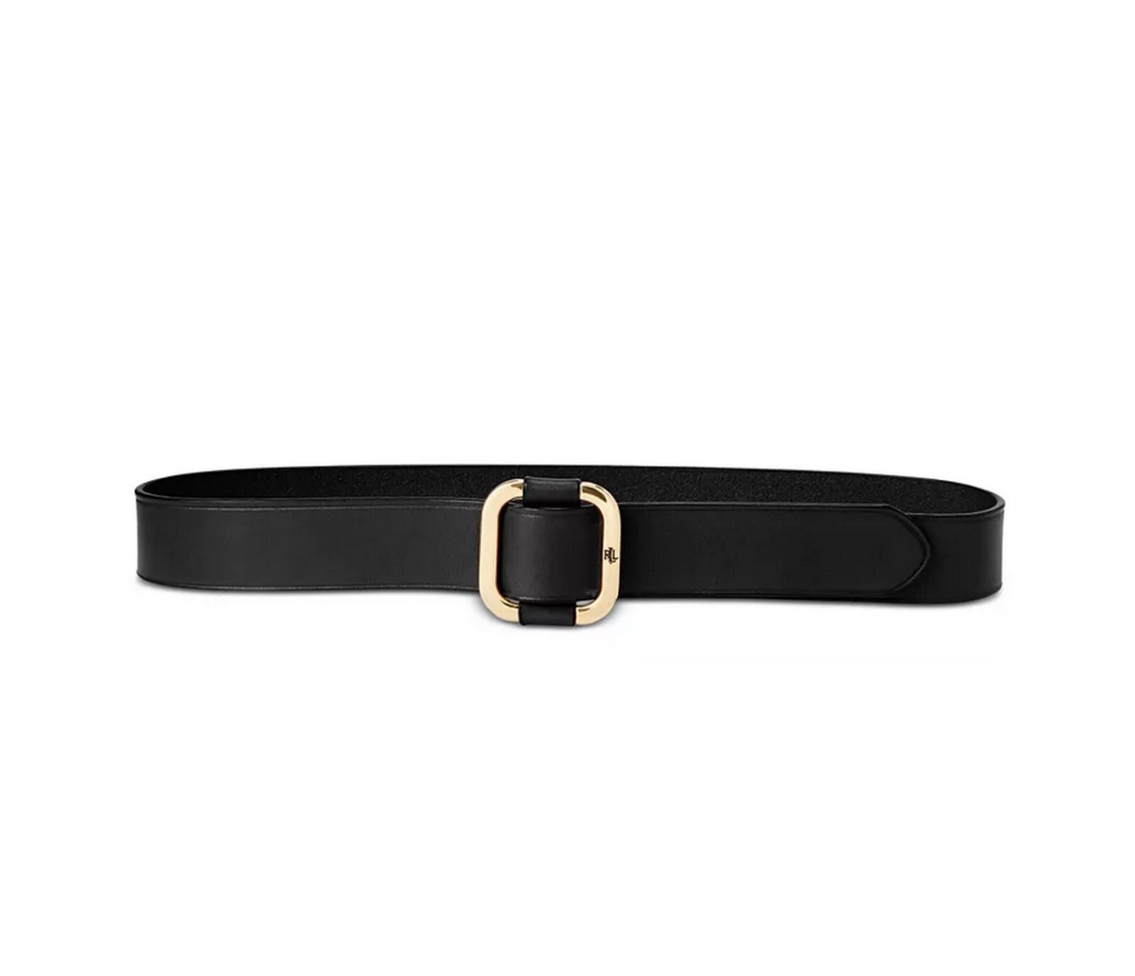 Lauren Ralph Lauren ★【バックルベルト】Square Slide 1.5 Ralph Lauren Women's Square Slide-Buckle Belt BLACK/BRASS
