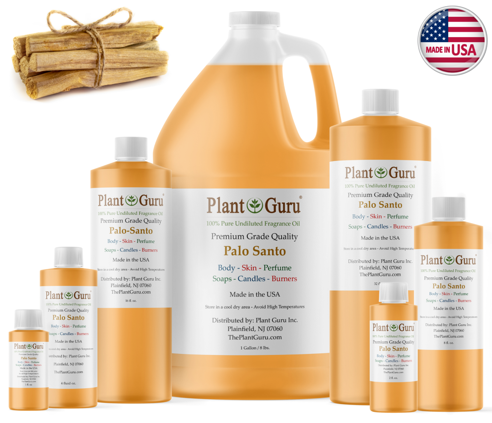 Palo Santo Fragrance Oil For Candle, Soap Making, Diffuser and Burners