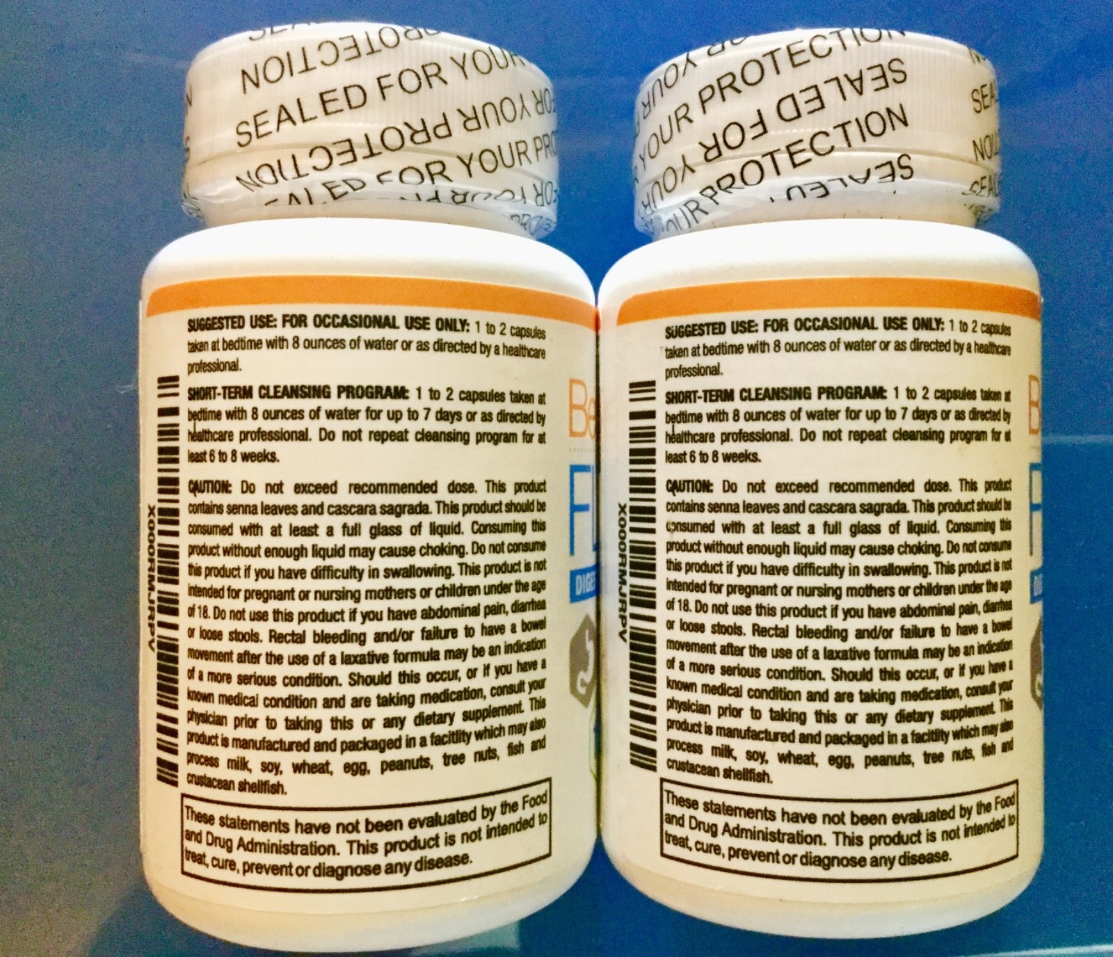 (2-Pack) Persue Nutrition FLUSH digestive cleanse 30 capsules total. exp.04/2019